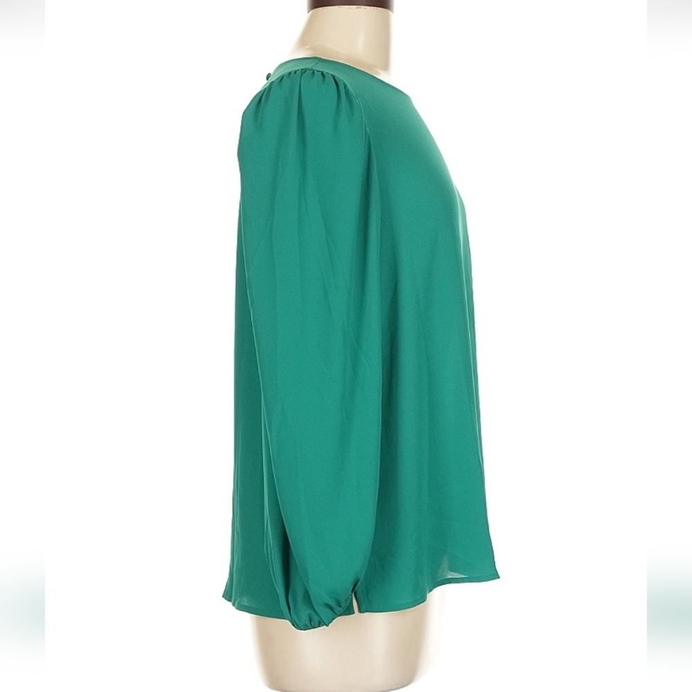 LOFT Green Women's Blouse - Picture 3 of 4
